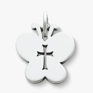 Crosslet Butterfly Charm